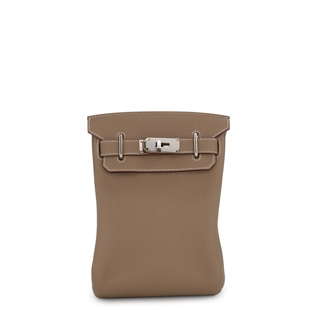 Hermes Kelly Accad PM Body Bag, Etoupe Togo Leather, W Stamp, HERMES Men's Ha...